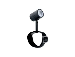 Spot preto para iluminação de árvores com cinta de fixação